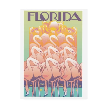 David Chestnutt 'Florida Poster' Canvas Art,35x47